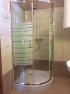 A bathroom at Kislőd Apartman