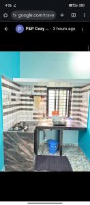a screenshot of a kitchen with a counter top at P&P Cozy Corner in Cola