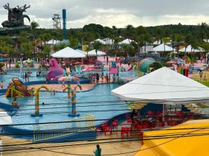 a water park with a bunch of people in it at Prive in Paulista