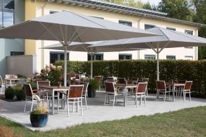 Garden sa labas ng Stadthotel Crailsheim