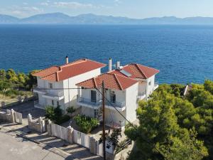 an image of a house by the ocean at Blue Deck Theologos in Theologos