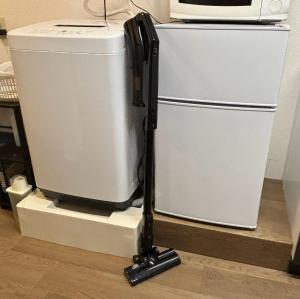 a stand for a refrigerator and a microwave at 板橋 RCアネックス Rc302 in Tokyo