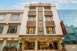 a rendering of the pacific suites hotel in singapore at Hotel The De - Pacific Suites Near Delhi IGI Airport in New Delhi