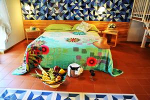 Łóżko lub łóżka w pokoju w obiekcie Albergo Ristorante Cavaliere