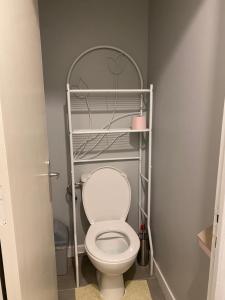 a bathroom with a white toilet in a room at Era in Chancelade +17 photos