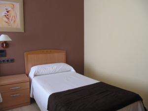 Postel nebo postele na pokoji v ubytování Hostal Meseguer