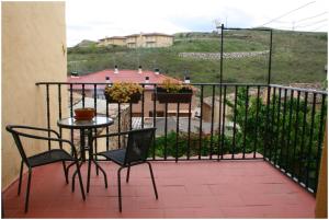 A balcony or terrace at Casa Rural Xixa Landetxea