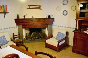 A seating area at Nonna Murtas