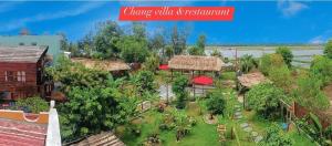 an overhead view of a garden in a resort at Twin Double Room in Phú Ngọc (1) +4 photos