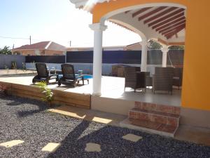 Patio nebo venkovní prostory v ubytování Villa Palulie