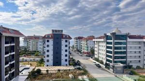 an aerial view of a city with buildings at Graf Victor Hotel - All Inclusive Non Alcoholic Drinks in Çamyolu