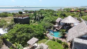 an aerial view of a resort with a swimming pool at Bali Atins in Atins