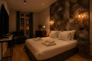 Krevet ili kreveti u jedinici u okviru objekta Parthenon Vista Apartments