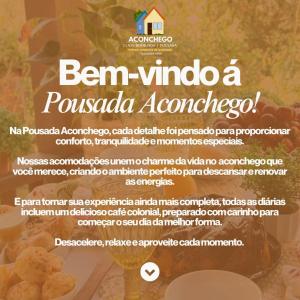 a flyer for a restaurant with a picture of food at Ninho Moderno in Volta Redonda