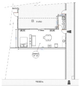 a floor plan of a house at centro 1 in General Roca
