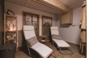 Część wypoczynkowa w obiekcie Luxury Chalet Mallnitz
