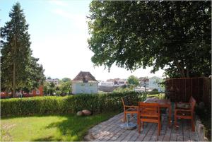 Zahrada ubytování Ferienwohnung in Sassnitz