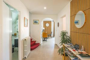O zonă de relaxare la Chambres D'hôtes La Villa Cassinne - Montebourg, Cotentin