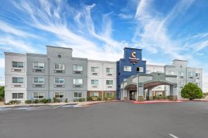 a rendering of a hotel with a parking lot at Comfort Suites Albuquerque-North Journal Center in Albuquerque