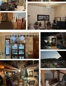 a collage of photos of a house at School1922 in Krousón