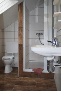 Et badeværelse på Haus Grünewald