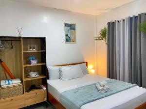 Katil atau katil-katil dalam bilik di Bonsai Jacuzzi Suites