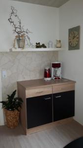 Dapur atau dapur kecil di Ferienwohnung Hoffmann +9 gambar