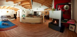 Kuchyň nebo kuchyňský kout v ubytování Zillertal Residenz