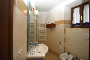 Koupelna v ubytování B&B Dell' Artista