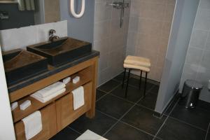 Koupelna v ubytování Hotel Oude Eycke