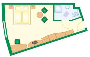 Půdorys ubytování Hotel GIP