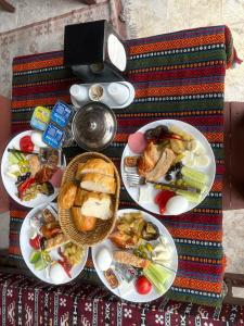 a group of plates of food on a table at Ayataç Konak Otel in Urfa