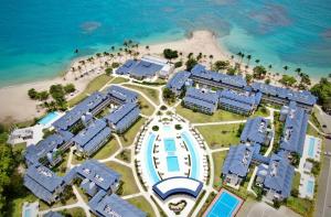 an aerial view of a resort near the beach at Xanadu Casa De La Playa in Puerto Plata