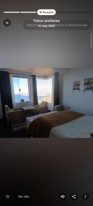a hotel room with a bed and a living room at Sol y Luna in Comunidad Yumani