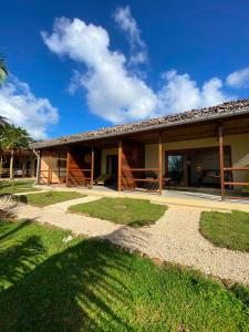 a house with a pathway leading to it at Ankavia Lodge in Sainte Marie