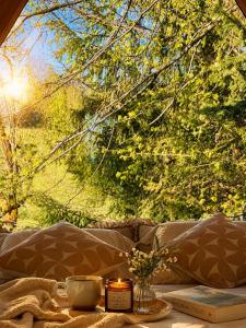 Příroda nedaleko luxury tent