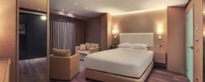Posteľ alebo postele v izbe v ubytovaní Saz City Life Boutique Hotel