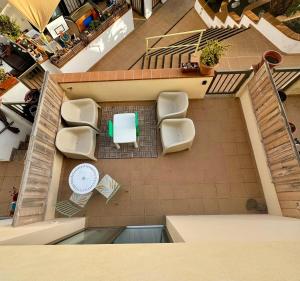 an overhead view of a bathroom in a building at Casa Gino in El Cotillo