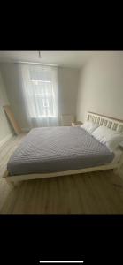 a large bed in a bedroom with a window at The Urban Haven in Limerick