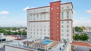 a rendering of a hotel with a swimming pool at Fiesta Inn Ciudad Juarez in Ciudad Juárez