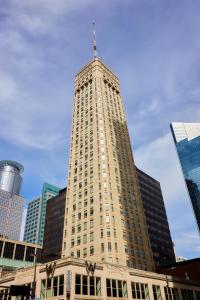 a tall building with a tower on top of it at W Minneapolis - The Foshay in Minneapolis