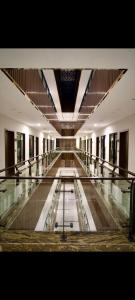 a large pool of water in a building at White420 apartment in Rawalpindi