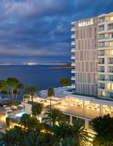 a rendering of a hotel with a view of the ocean at Meliá Calviá Beach in Magaluf
