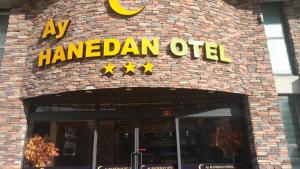 a sign for a hamedanothheasternheasternheasternheastern at Ay HANEDAN OTEL in Bursa +34 photos