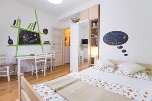 Posteľ alebo postele v izbe v ubytovaní Apartment Witty Please