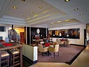 Predel za sedenje v nastanitvi Central Hotel Tullamore