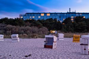 Ein Strand an oder in der Nähe des Hotels