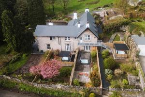 an aerial view of a house at Grange Manor in Grange Over Sands