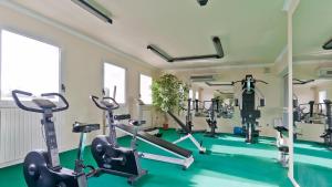 Fitness centrum a/nebo fitness zařízení v ubytování Hotel Terme Roma