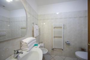 Koupelna v ubytování Hotel Residence Zust